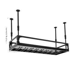 Vinhylla, Robust Konstruktion, Platsbesparande Design,svart