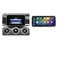 Carplay för Benz C-Klass W205, Multimedia Display, 12,3-tums Pekskärm, Inbyggd GPS,10.25 C GLC V