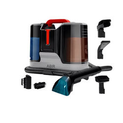 ABIR G80 handhållen mattdammsugare, 15 kPa sugkraft för djuprengöring, 1800 ml tank för rent vatten, 800 ml tank för smutsvatten, borstmunstycken för flera ytor, 220–240 V