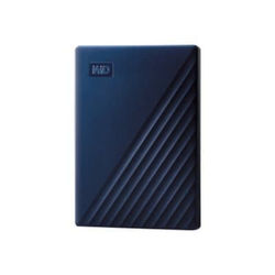 WD My Passport for Mac WDBA2F0050BBL - Hårddisk - krypterad - 5 TB - extern (bärbar) - USB 3.2 Gen 1 - 256-bitars AES - midnatsblå
