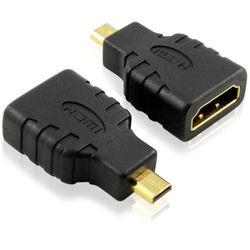 Micro-HDMI - HDMI Muunnin / adapteri Uros-Naaras
