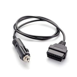 OBD-adapter Sigarettennerkontakt for OBD hunn 1 meter