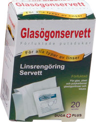 Vådserviet Briller 120-p brilleservietter