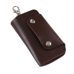 Nøkkelholder i kunstskinn - Brun [v2]
