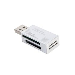 Kompakti USB-muistikortinlukija 4-in-1