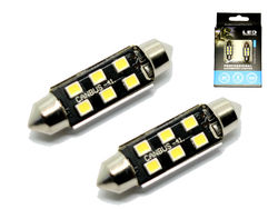 Canbus C5W 41mm 42mm diodlampa LED 6000K 2-pack 12 V Festoon