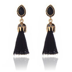 Örhängen vintage tassels diamant