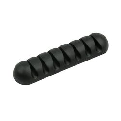 Kabelholder med 7 plasser - Svart