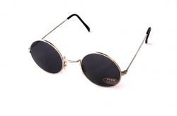 Runde sorte solbriller