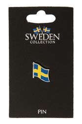 Pin Brosch Souvenir Sverige Flagga