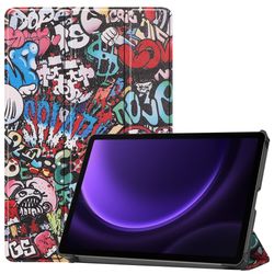 Trifoldet stativ Smart Taske til Samsung Galaxy Tab S10 Lite / S10 FE / S9 FE
