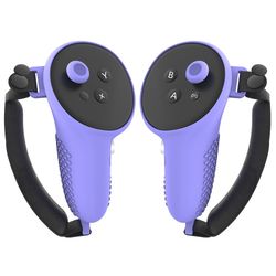 Meta Quest 3 Control Protection silikonikotelo käsihihnalla - Violetti