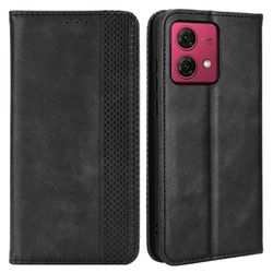 Motorola Moto G84 5G Plånboksfodral Exklusivt Svart