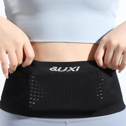 Elastisk løbebælte-taljetaske Fanny Pack - Sort / L