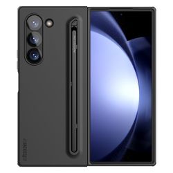 NILLKIN Flex Pure Folddeksel til Samsung Galaxy Z Fold6 5G Silikon+PC - telefonveske med styluspenn - svart