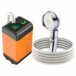 7800mAh elektrisk campingbruser med smart temperaturovervågning + 3 spraytilstande
