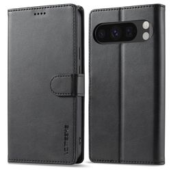 LC.IMEEKE Til Google Pixel 9 Pro XL Deksel Flip - Deksel - Svart