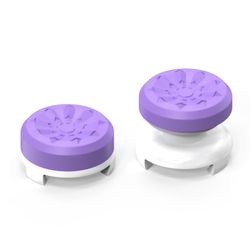2 stk Thumb Grip Finger Grip til Sony PlayStation 5/4 8BitDo Joystick Silikone - Lilla