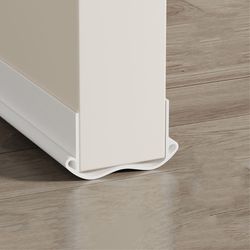 Lydisolering Dørtettningslist PVC Dørspor Gap Filler med selvklebende tape