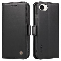 YIKATU læder pung-etui til iPhone 16e - Sort