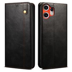 Crazy Horse lommeboketui for Nothing CMF Phone 2 Pro - Svart