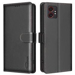 BINFEN COLOR For Samsung Galaxy XCover7 Pro Lommebok RFID-blokkerende Telefondeksel