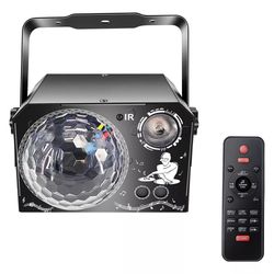 Magic Ball Laserlys L150MW 4-i-1 Laserlampe Scenefest Disco Magic Ball Lampe