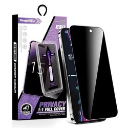 For iPhone 17 Pro Anti-Spy Privacy Skjermbeskytter i Herdet Glass