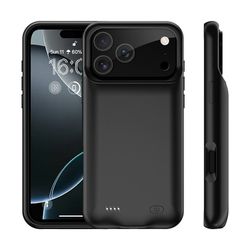 Opladningsetui Til iPhone 17 Pro Max 6000mAh genopladeligt batteriskal Powerbank