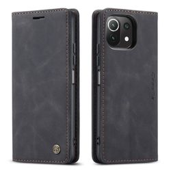 CASEME Lommebok - deksel Xiaomi Mi 11 Lite - Svart