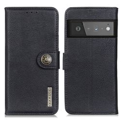 Google Pixel 6 Pro KHAZNEH Lommebok - deksel - Svart