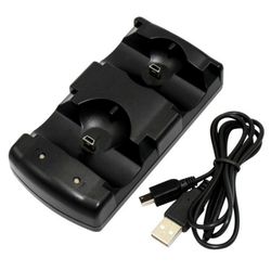 Playstation 3/PS3 Move Dobbelt ladestativ/ladestativ