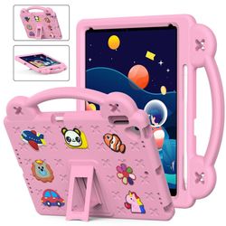 Apple iPad 10.2 2021 2020 2019 Stødsikker EVA - skumstativskal - Lyserød
