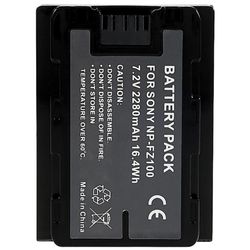 NP - FZ100 Li - ion batteri til Sony A7M3/A7R3/A7R111/ILCE - 9/A6600/A9M2 osv