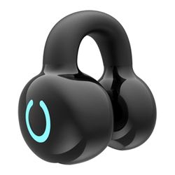 Clip - On enöra Bluetooth headset Stereo trådlös hörlur