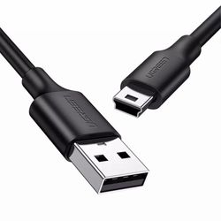 1m USB - A - uros - 5 - nastainen mini - USB - uros - tiedonsiirtolataus
