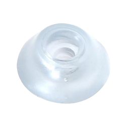 10 stk. 16x5,5 mm bordstol skridsikre fødder bløde PVC møbelbenbeskyttere gulvbeskyttere