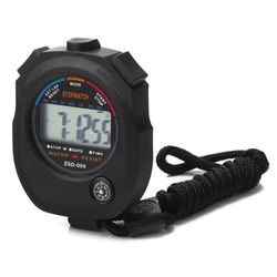 Sport Digital Timer Timer Stoppeklokke LCD - skjerm Svømme løping