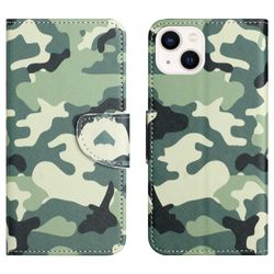 Til iPhone 15 Plus Lommebok - deksel Mønsterdeksel - Camouflage