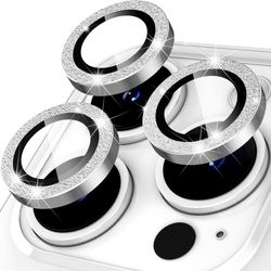 Kameralinse til iPhone 15 Pro/15 Pro Max Glitter