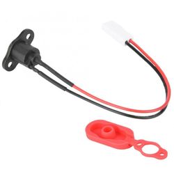 For Xiaomi M365/Pro ladeport+Beskyttelsesreservedel
