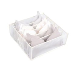 Organisator for Skuff, 6 Rom - Hvit