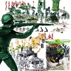 Lekesoldater & Stor Militærbase 300-dels Lekesett Militærfigurer