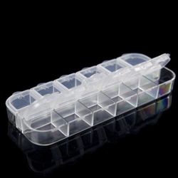 Oppbevaringsboks med 12 rom - 13 x 5 cm