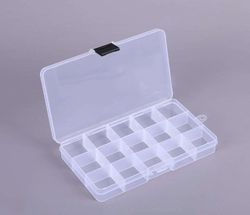 Oppbevaringsboks med 15 rom - 17,4 x 9,8 cm - Organizer