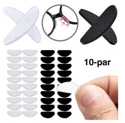 10 par Nesebeskyttelse for briller silikon