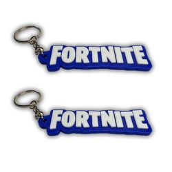 2x Fortnite nøkkelring kjede glidelåshenger