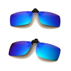 Fleksibel UV-polarisert dag natt klips på solbriller