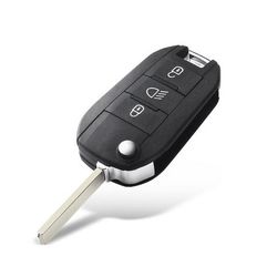 3-knapper Erstatningsnøkkel til Peugeot/Citroen