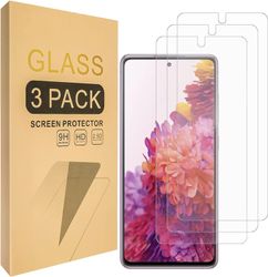 3x Herdet glassdeksel Samsung S20 FE Full Fit, fingeravtrykk